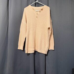 SHEIN Cream Knit Sweater